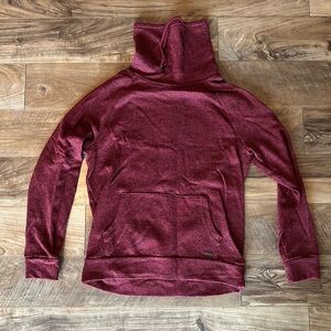 Express Mens Chunky Neck Sweater - Maroon